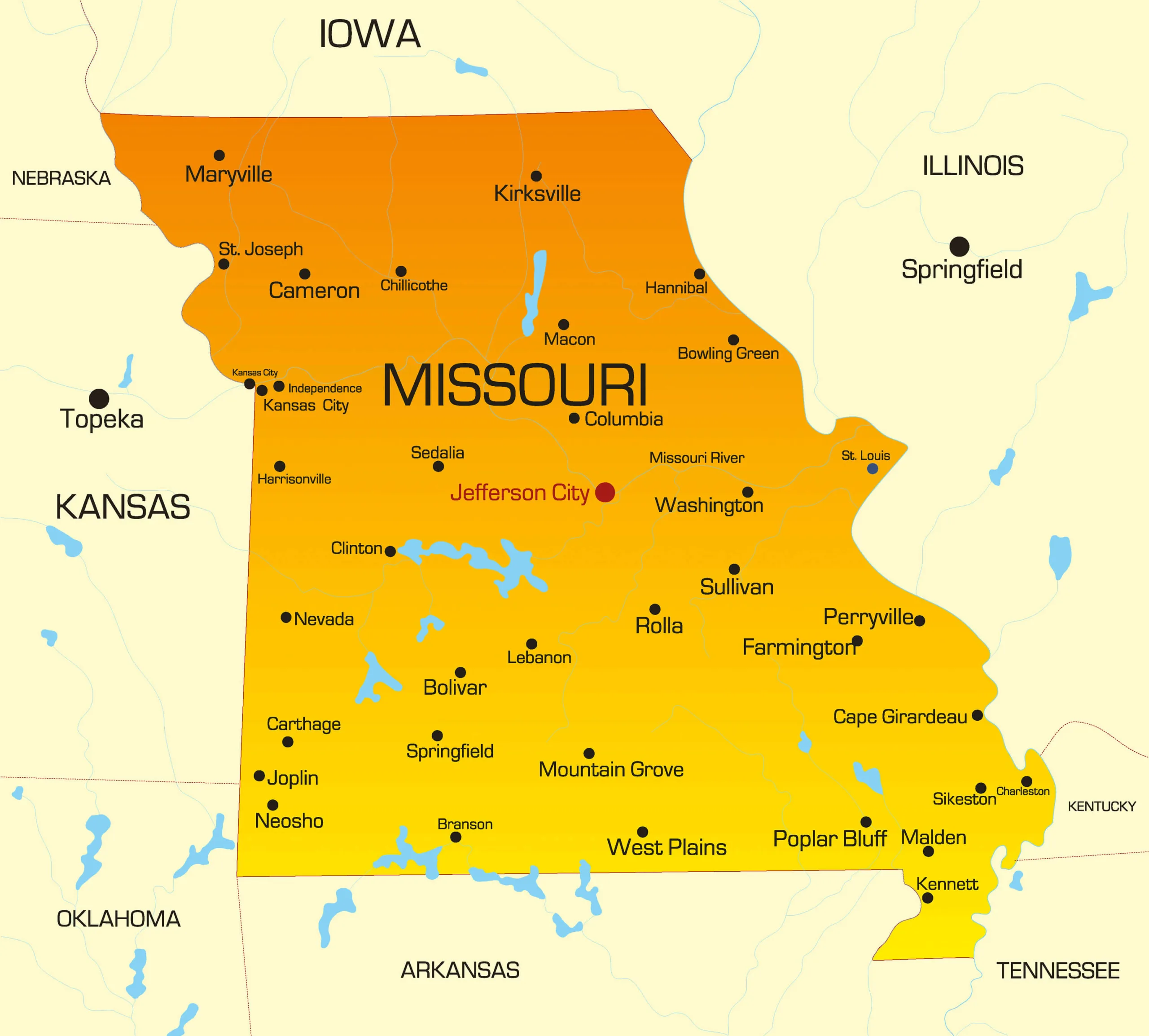 Missouri map