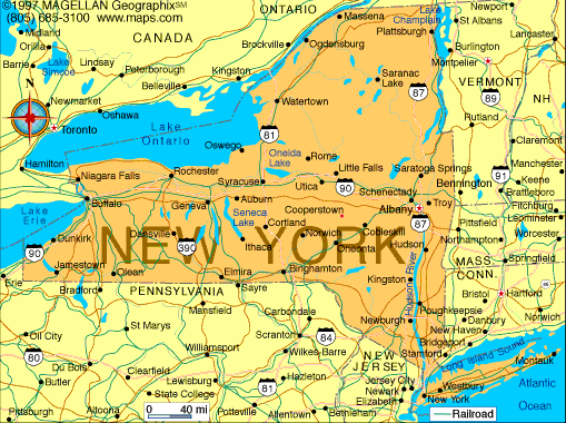 new york map